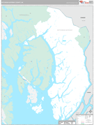 Ketchikan Gateway Borough (County), AK Digital Map Premium Style